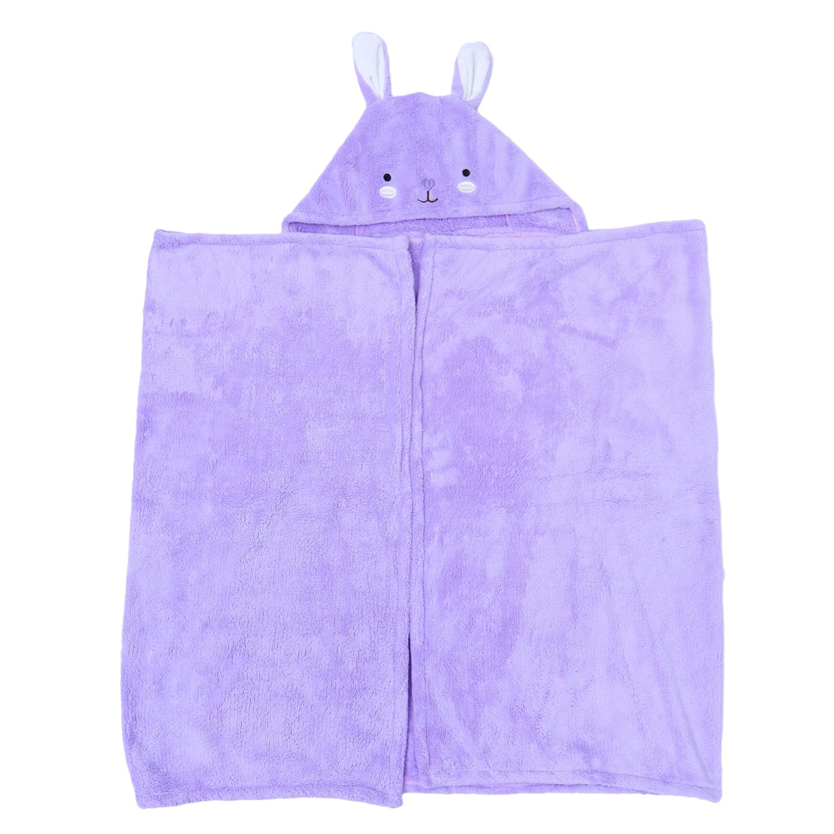 Serviette de Bain Garçon Fille à Capuche Doux et Respirant Poncho Absorbant et Chaud pour Garçons et Serviette de Toilette et Boulochage pour Sortie Bain et Natation Modèle Lapin
