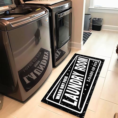 Miniatura 9 de Ukeler - Alfombra antideslizante, antifatiga, para cuarto de lavado, lavadero, baño, cocina