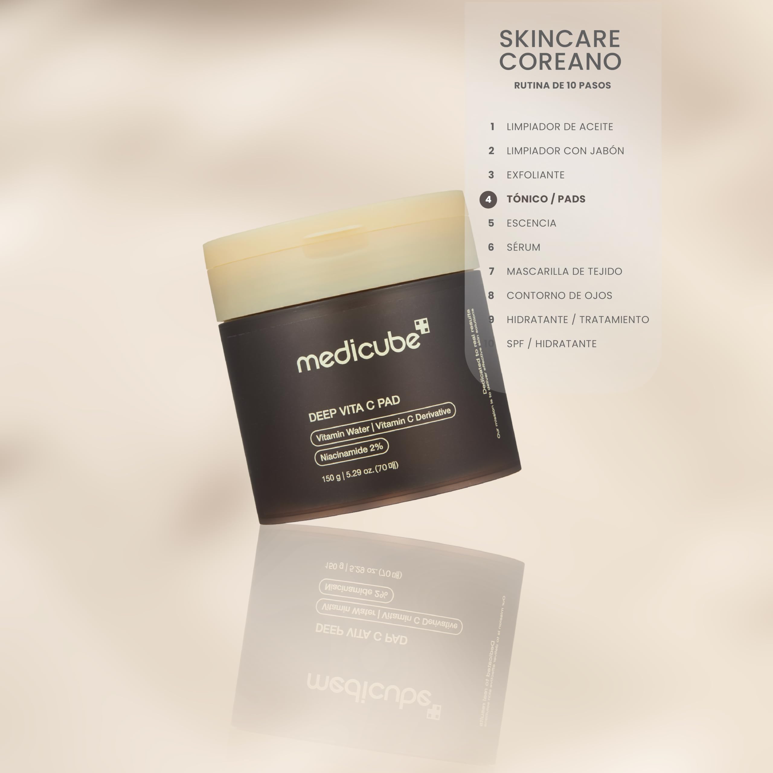 MEDICUBE - Deep Vita C Pad - 70 podkładek
