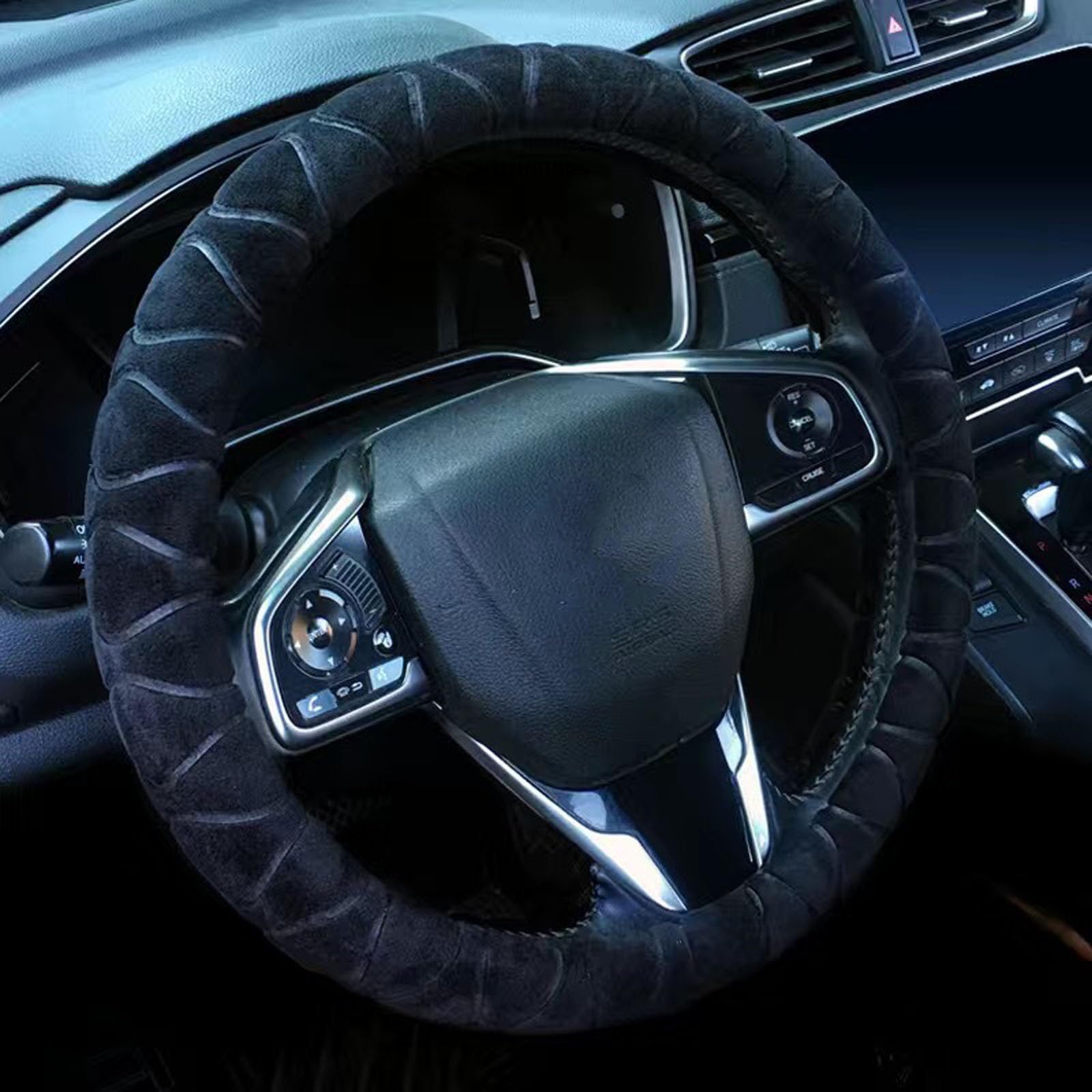 NTCLHFXU Car Cover Winter Short Plush Warm Cover General Type 14-15 Inches