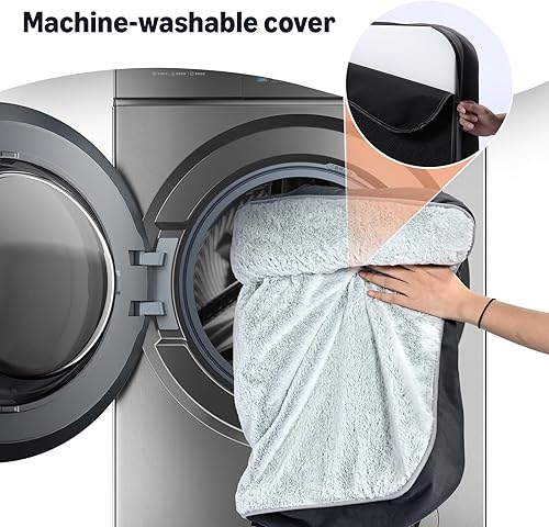 Miniatura 6 de Tienda Basics Cama lavable en forma de L para perros medianos, sofá cama antideslizante para mascotas para perros de interior, cama jaula, 36 x 27 x