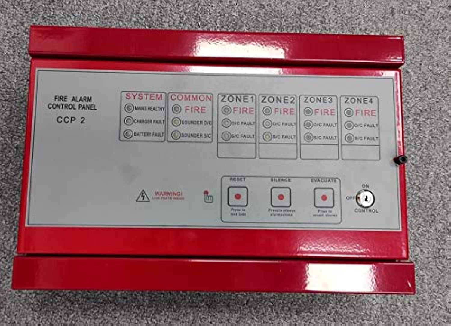 Buy Fire Alarm Control Panel 2 Zone Conventional Fire Alarm Control