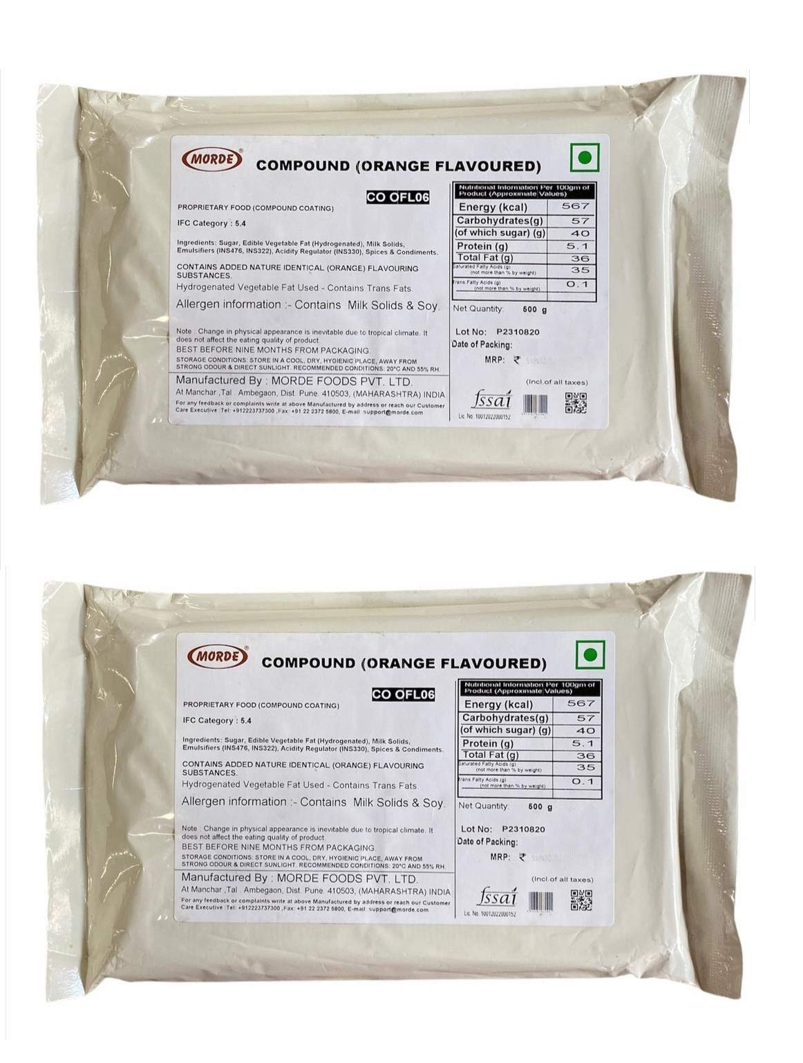 Shivams Bakers King Morde White Orange Compound Slab Bar Perfect For Baking, Cake Frosting, Chocolate Making - Pack Of 2, 400 Gm (B0B3JLXDXB) Amazon Price History, Amazon Price Tracker