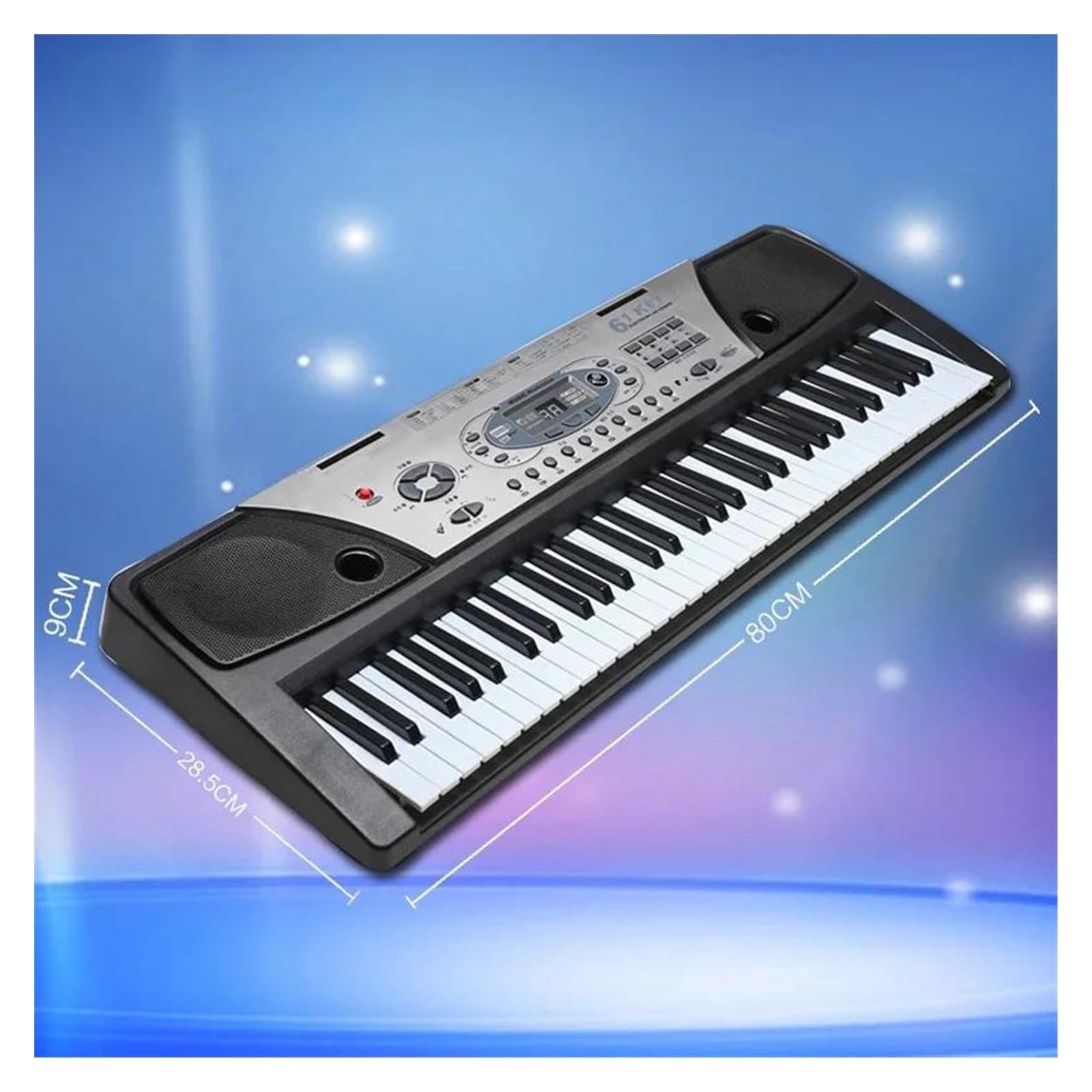 klawiatura elektroniczna 61 Klawiszy Klawiatura Muzyczna Profesjonalne Instrumenty Przenośny Syntezator Klawiatury Fortepianowej Dorośli Pianino Elektroniczne