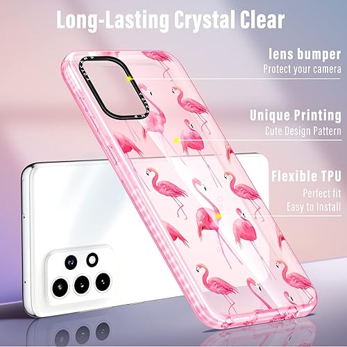 Miniatura 3 de Toycamp Funda para Samsung A52 (también para Samsung A52s caso), bonito diseño de flamenco divertido para mujeres y niñas para Galaxy A52 5G, bonita
