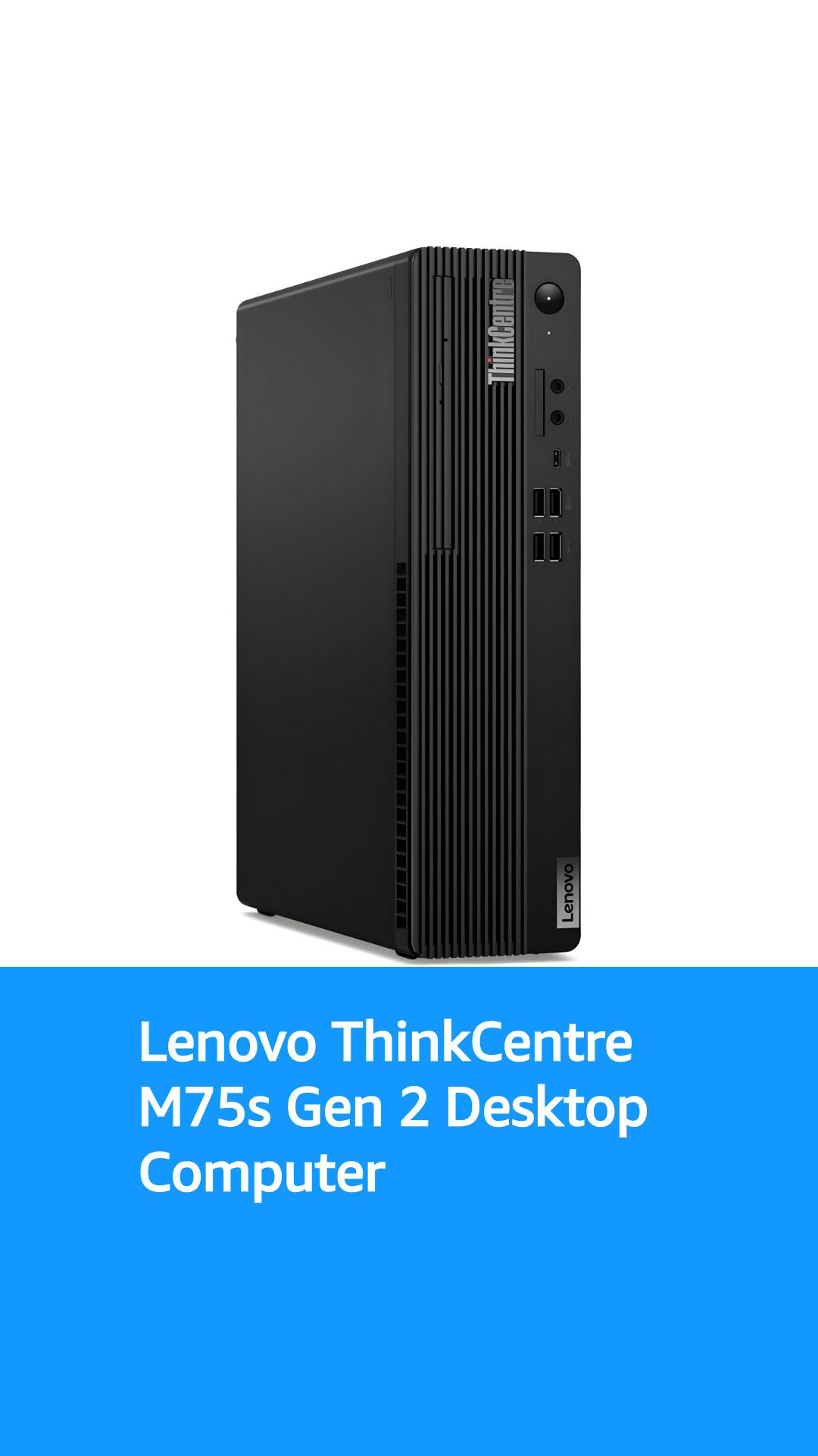 【美品】AMD Ryzen7 PRO ThinkCentre M75s Gen2 Lenovo ThinkCentre M75s Gen 2 11R8004GUS Desktop Computer - AMD