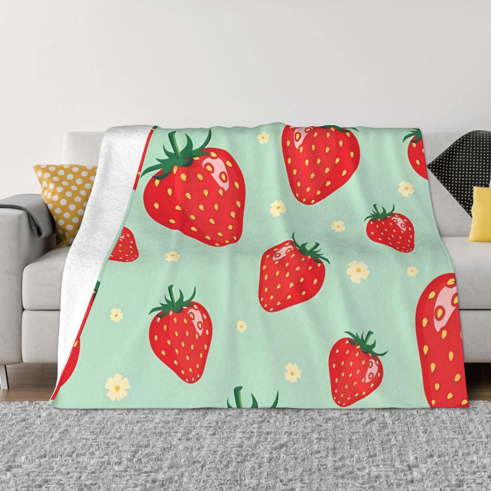 Couverture flanelle polaire douce pour vos soirées cocooning sur le canapé du salon