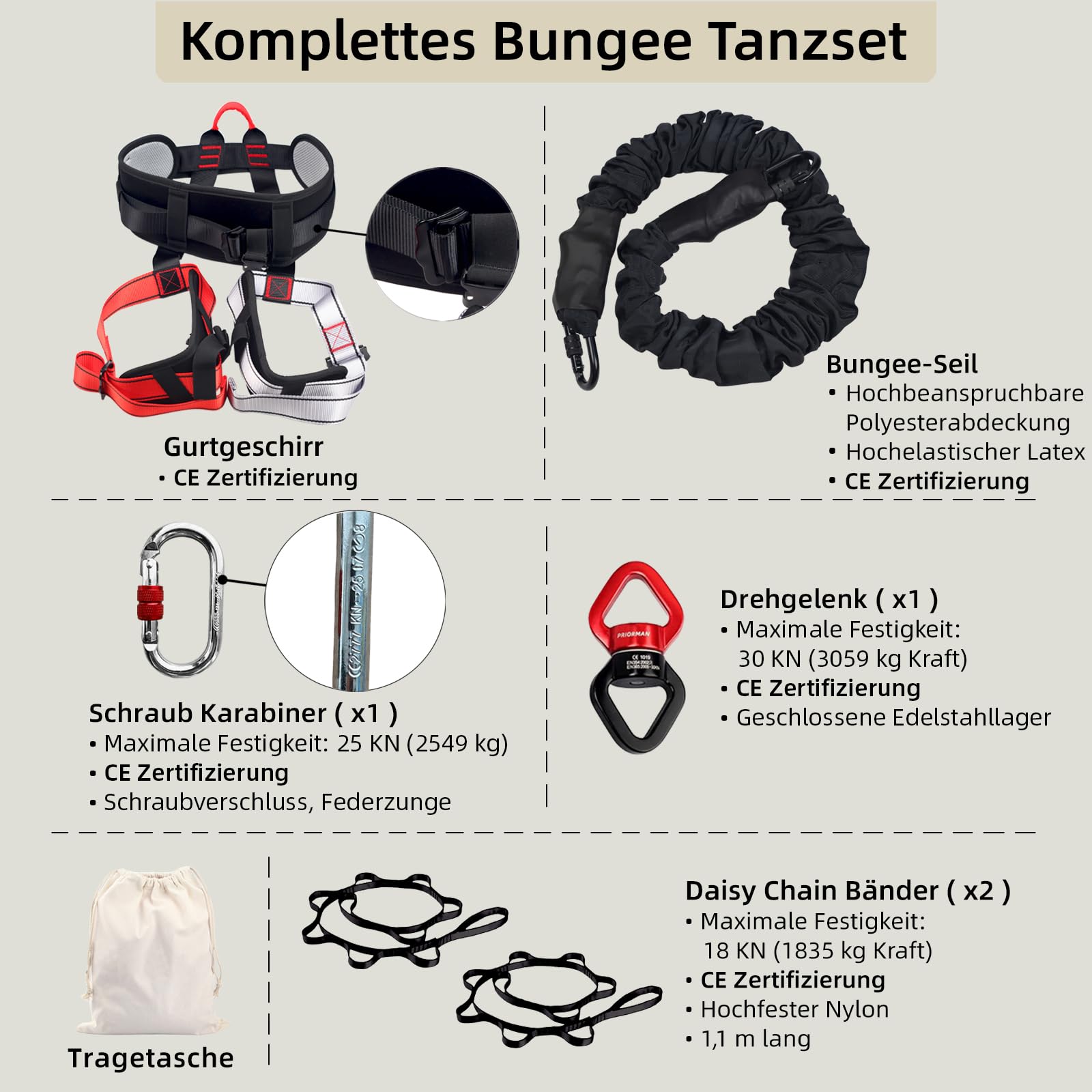 Bungee Fitness Equipment Set Corda pesante Bungee Danza Resistenza Cintura Corda Allenamento Fitness Palestra Professionale Attrezzatura di formazione