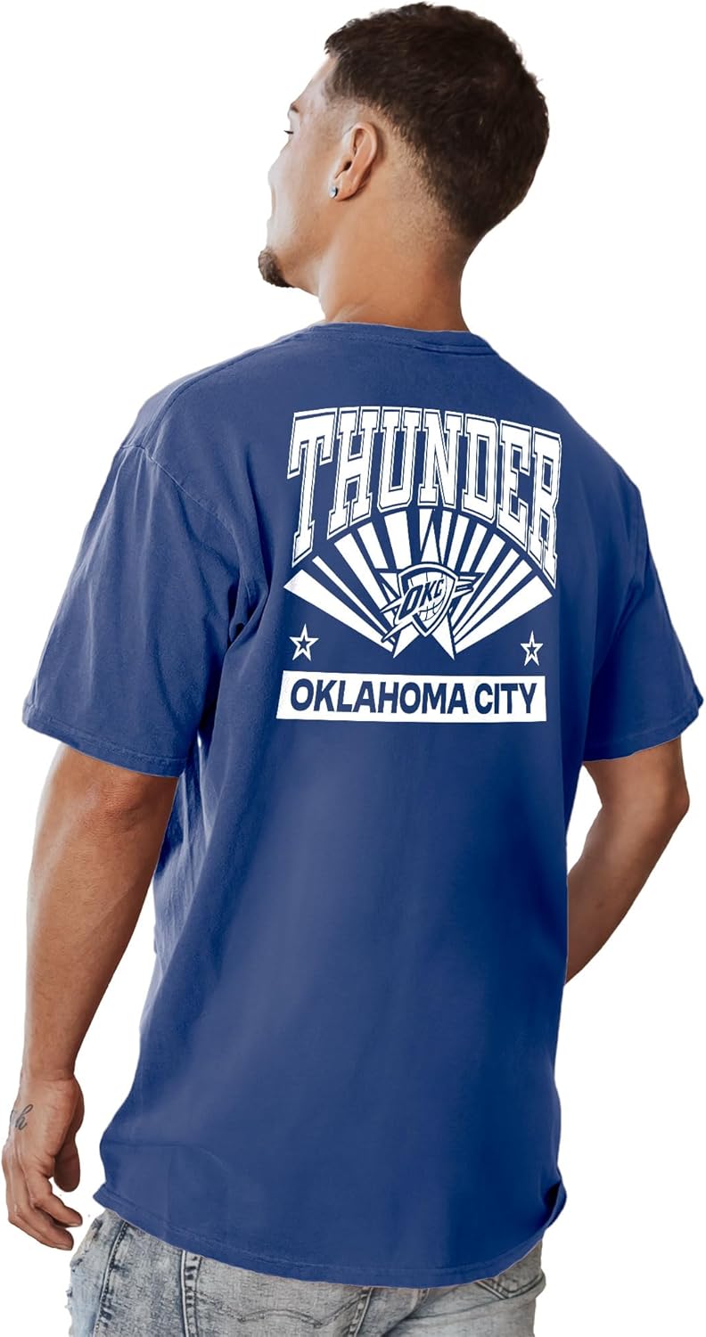 Blue 84 NBA Officially Licensed T-Shirt Ringspun Front/Back Shot Team Color
