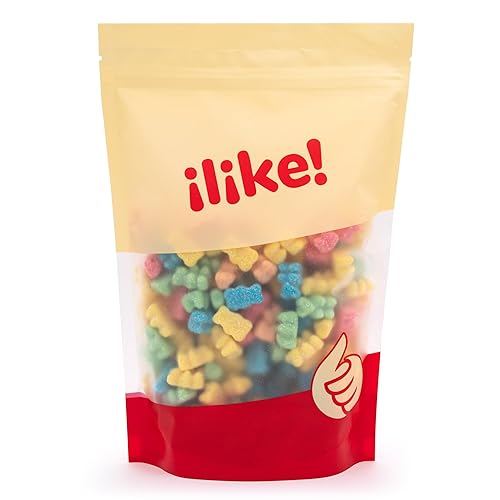 Miniatura 3 de Caramelos de gomitas de neón agrios  Bolsa de 2 libras  Sabores de frutas surtidos