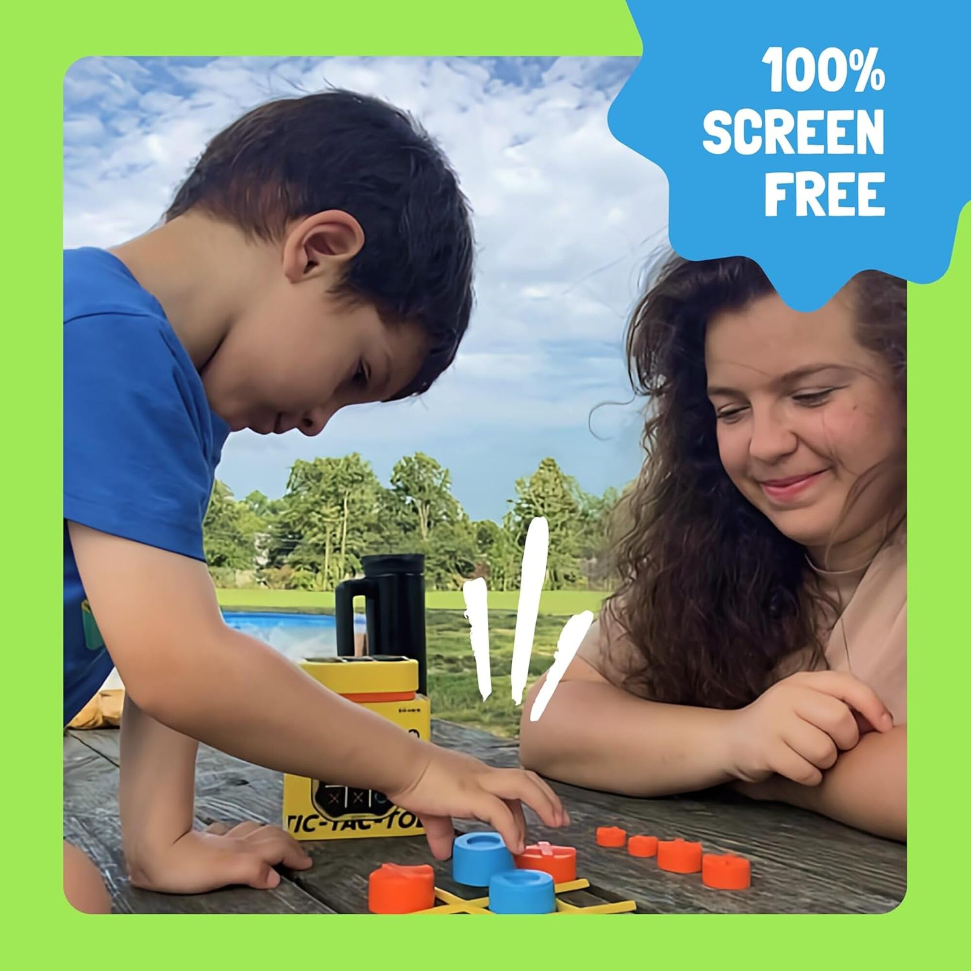 Giiker Tic Tac Toe Bolt Game, console di gioco portatile 3 in 1 originale, giochi da viaggio portatili per viaggi in auto, giochi da tavolo per bambini e adulti