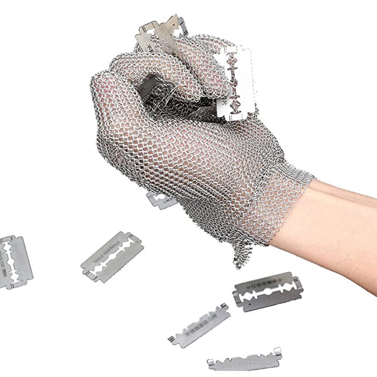 WXYZ Guantes Resistentes al Corte Grado 9 Guantes de Trabajo de Seguridad de protección,utilizados en cocinas,Jardines,Aventuras al Aire Libre,Guantes Resistentes a los pinchazos
