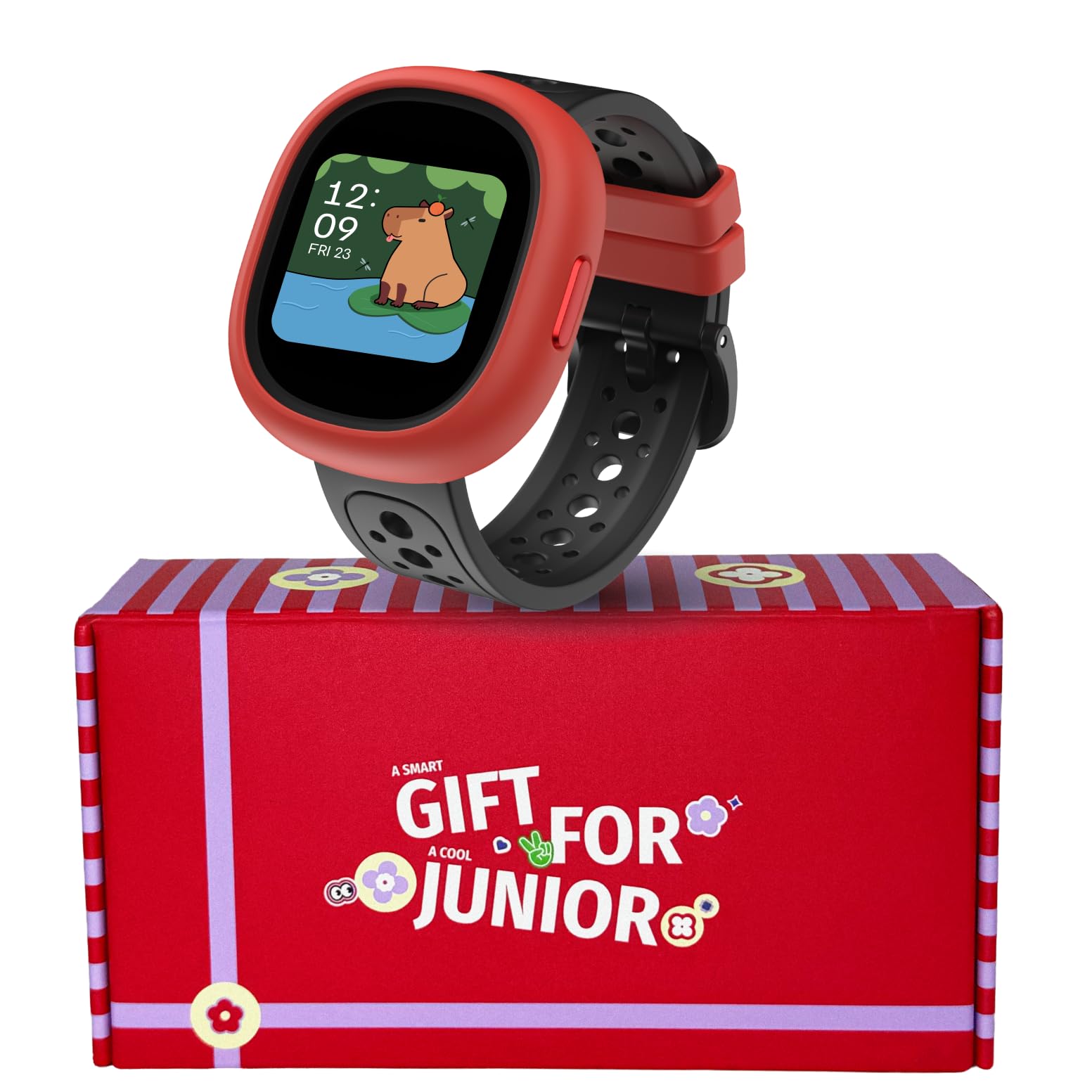 Noise Junior Champ 3 Smart Watch for Kids | 3-in-1 Look with 2 Switchable Bumpers, in-Built Learning Hub, Habit Builder, Exam & School Mode, SOS, 100+ Cloud Faces, Parental Control(Arctic Storm) — Amazon image 12