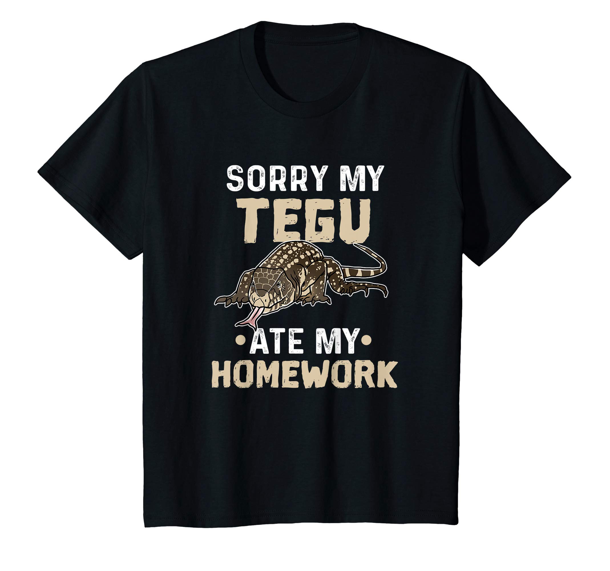 Kids Funny Argentine Black and White Tegu Gift Huge Lizard Gift T-Shirt