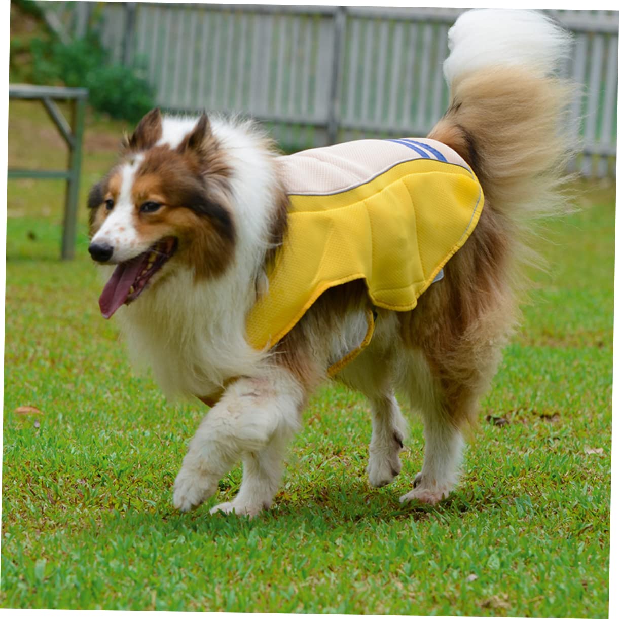 VANZACK Gilet Rafraîchissant pour Chien Combinaison pour Animaux De Compagnie Gilet Respirant Protection Solaire