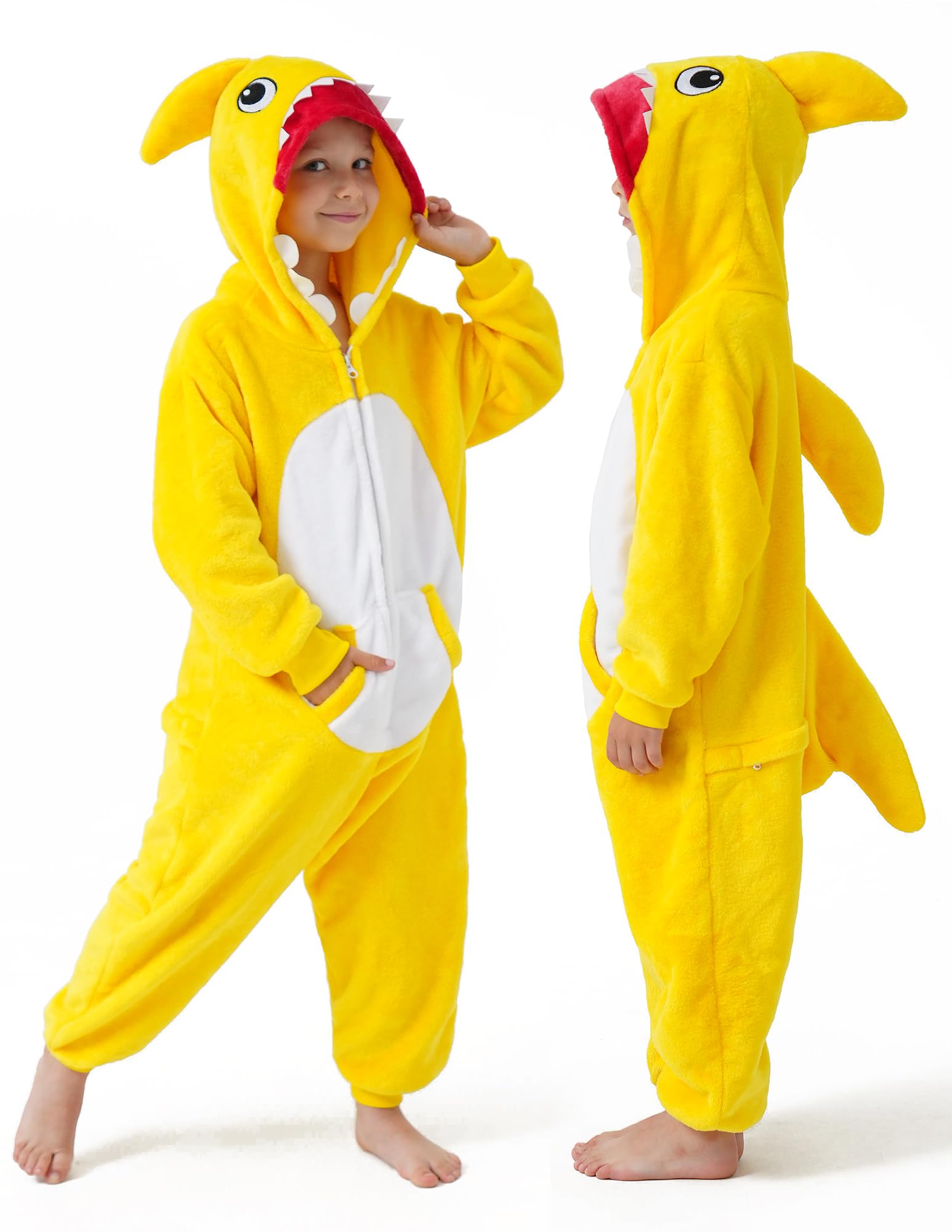 Kids Animal Onesie Halloween Funny Costume Cosplay Pajamas 3-14Y