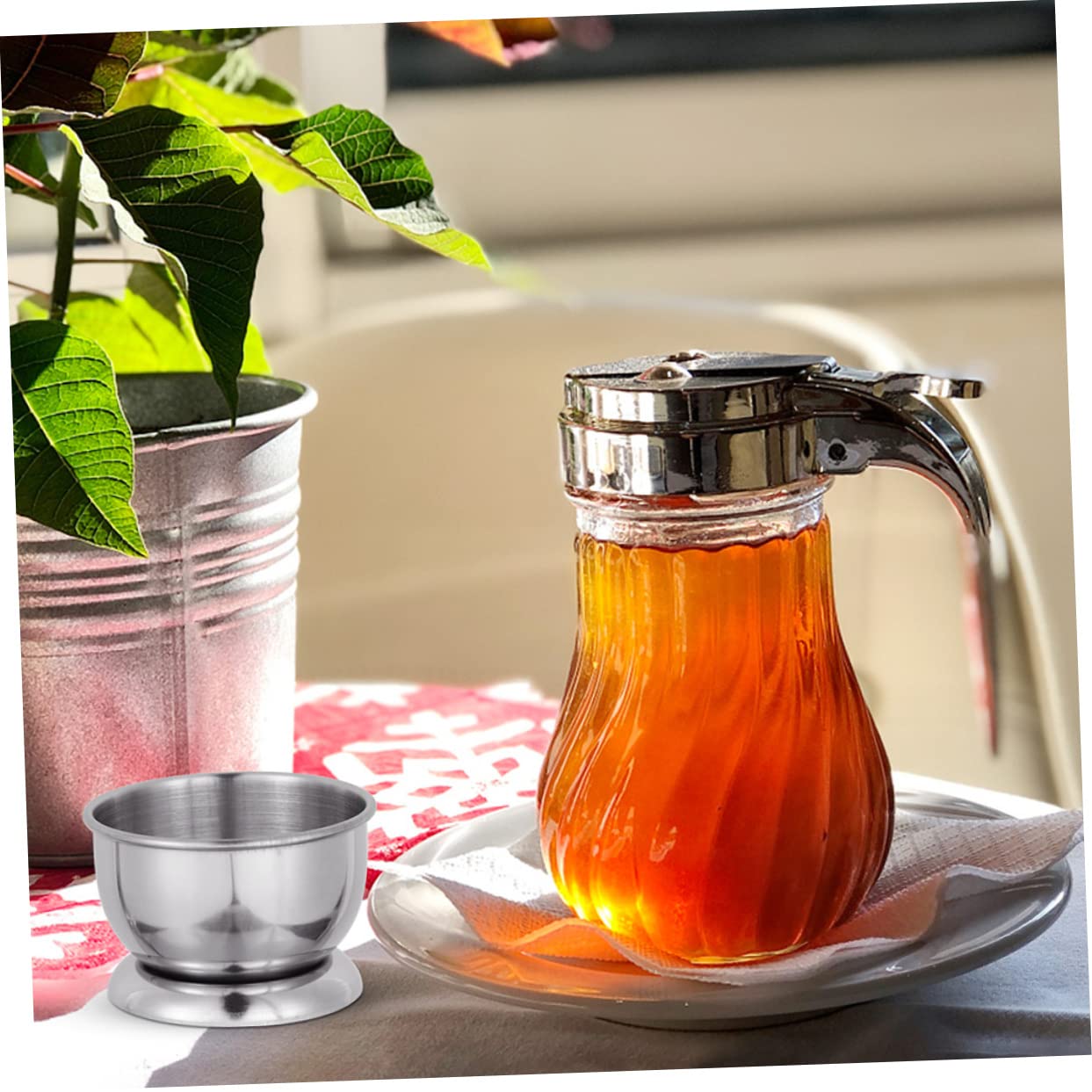 GLEAVI 5 Sätze Kleine Teetasse Faltbar Tassen Reisen Haushaltstea Edelstahl -teebecher Trinkbecher Aus Metall Rostfreie Teetasse Becher Aus Edelstahl Rostfreier Stahl Silber 2 Stücke * 5