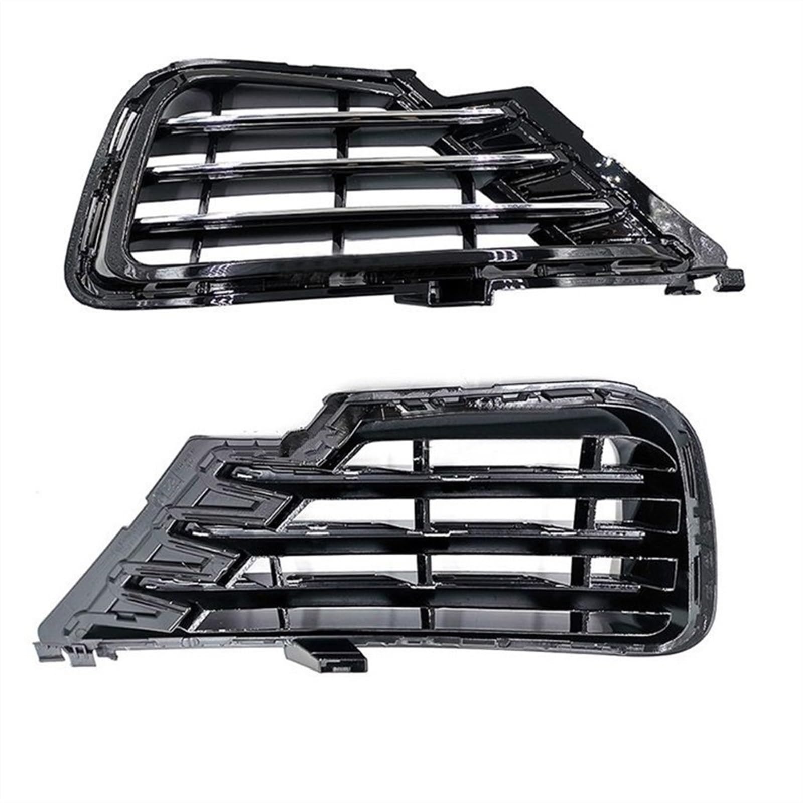 Auto przedni lewy prawy zderzak lampa przeciwmgielna Grill, dla VW, dla Touareg R-line 2016 2017 2018 7P6853665G 7P6853666G Przednie grille samochodowe