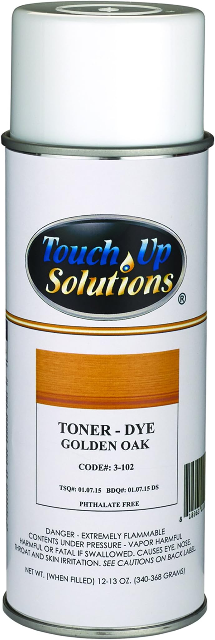 Touchup Aerosol Toner Golden Oak, 12Oz.