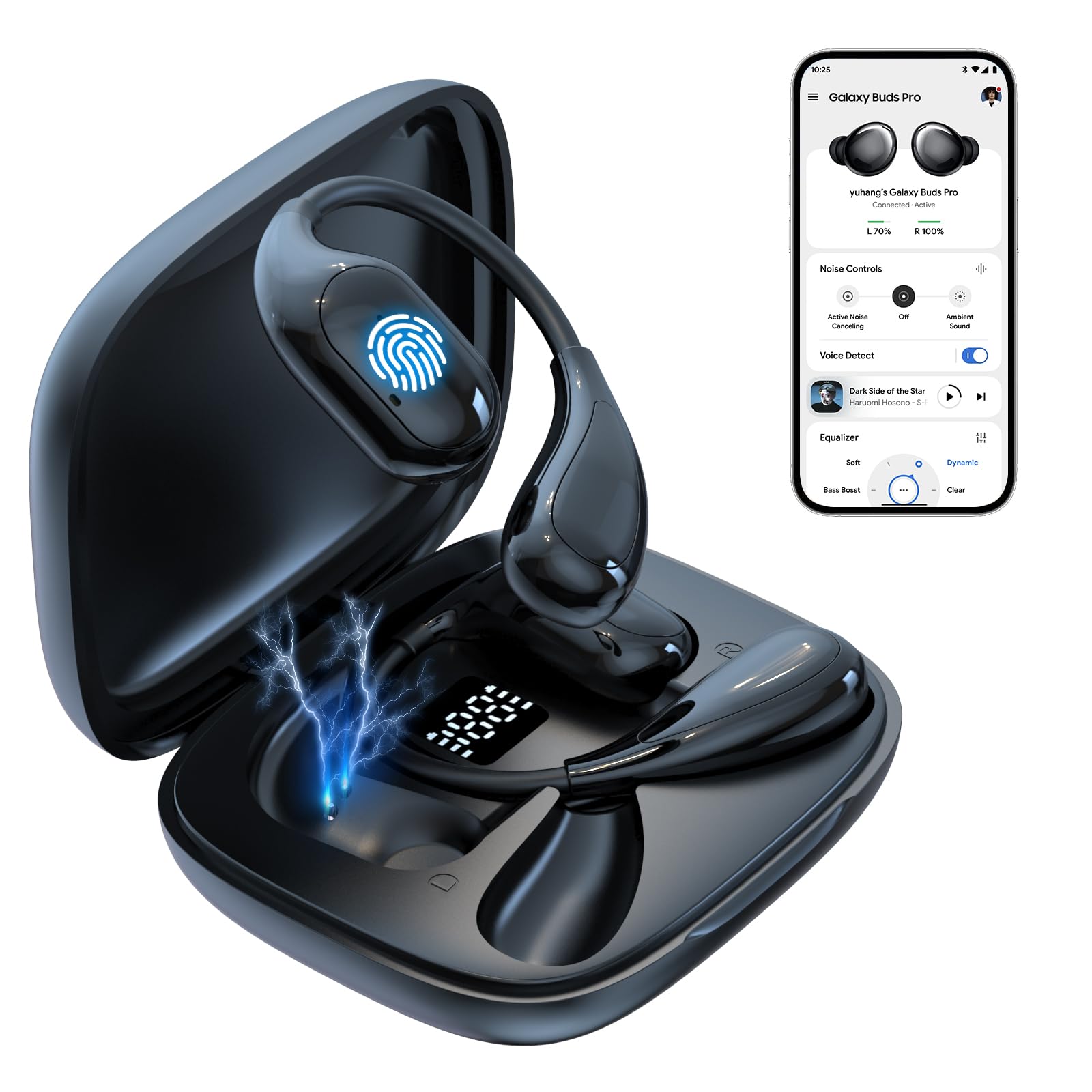 Ecouteur Traducteur Instantané Ai Ninonly 150 Langues 6 Modes Bluetooth 5.4