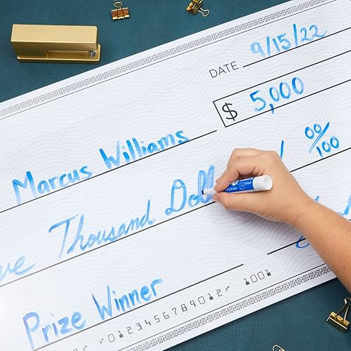 Miniatura 2 de Sustainable Greetings - Pizarra de papel gigante reutilizable de 30 x 16 pulgadas, multicolor de borrado en seco, regalo de broma de gran tamaño y