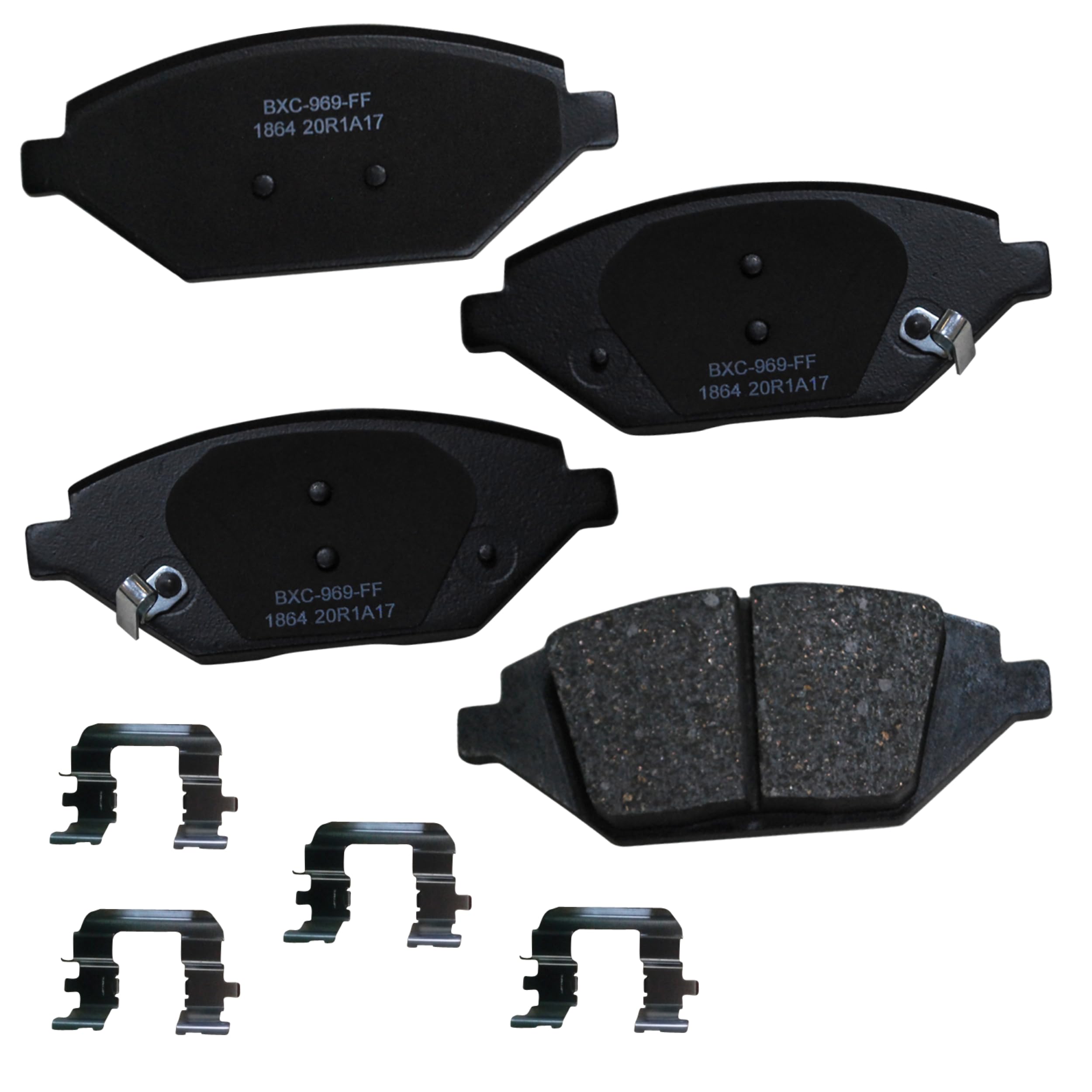 Bendix Premium SBC1864 Ceramic Front Brake Pads for Chevrolet Spark 2022-2016
