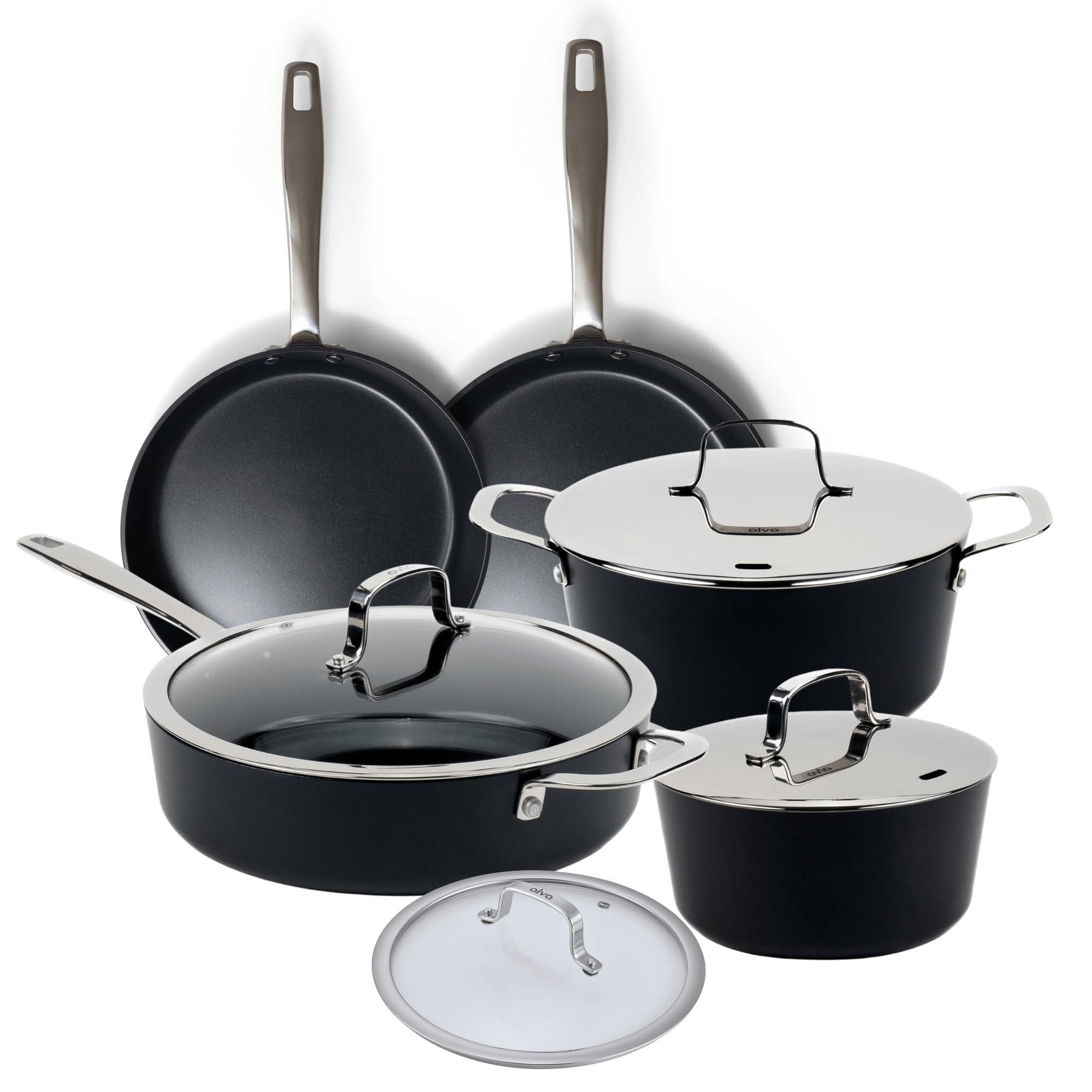 Alva Maestro 9-Piece Ceramic Cookware Set