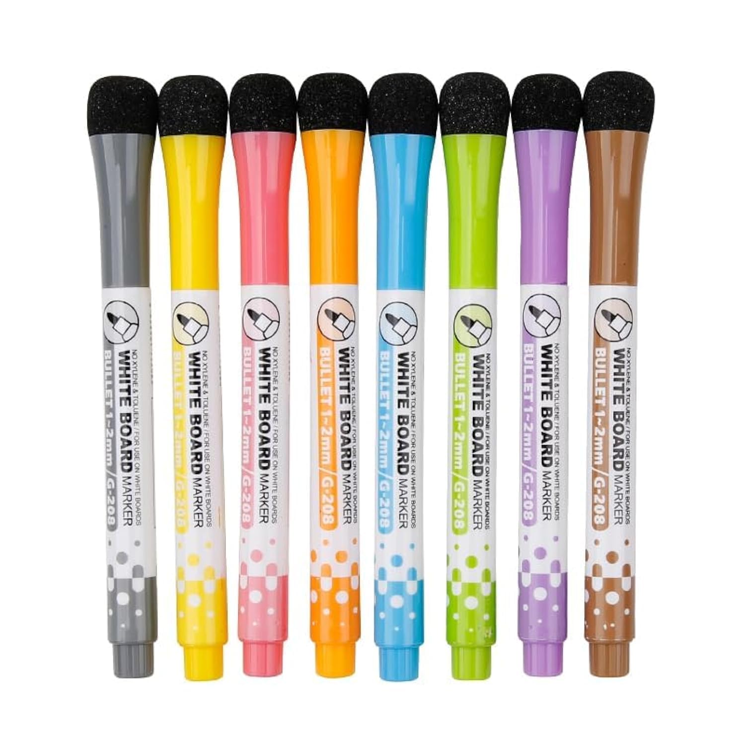 TariqANStore Dry Erase and Wet Erase Markers Magnetic Whiteboard Pen,Multi-Color Dry For Kids at Home, School - 8 pcs