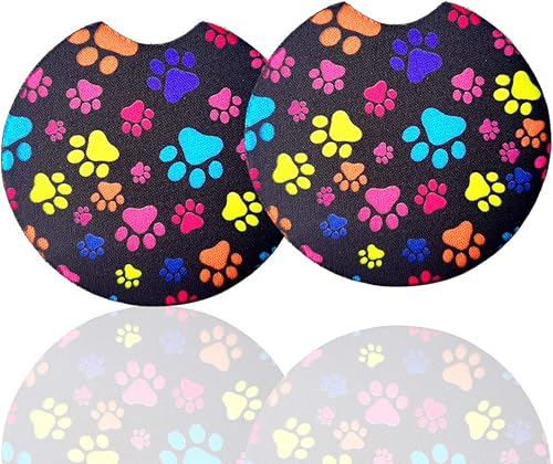 Miniatura 7 de Moly Magnolia - 2 portavasos para automóvil absorbentes  De 2.75 pulgadas, lindo soporte de taza de coche, portavasos para mujeres, soporte de taza