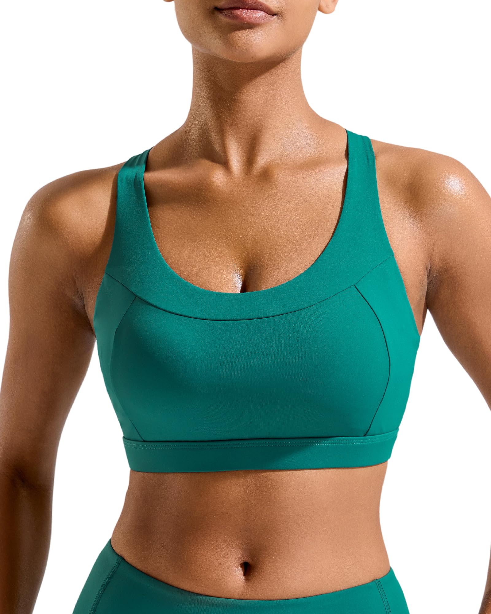 RUNNING GIRL Sports Bras for Women High Support,Racerback Molded Cup High Impact Sports Bra Workout Yoga Bra