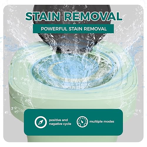 Miniatura 4 de Mini lavadora portátil para apartamentos  Compacto y plegable para encimera, lavadora y secadora combinado, pequeña lavadora portatil, lavadora de