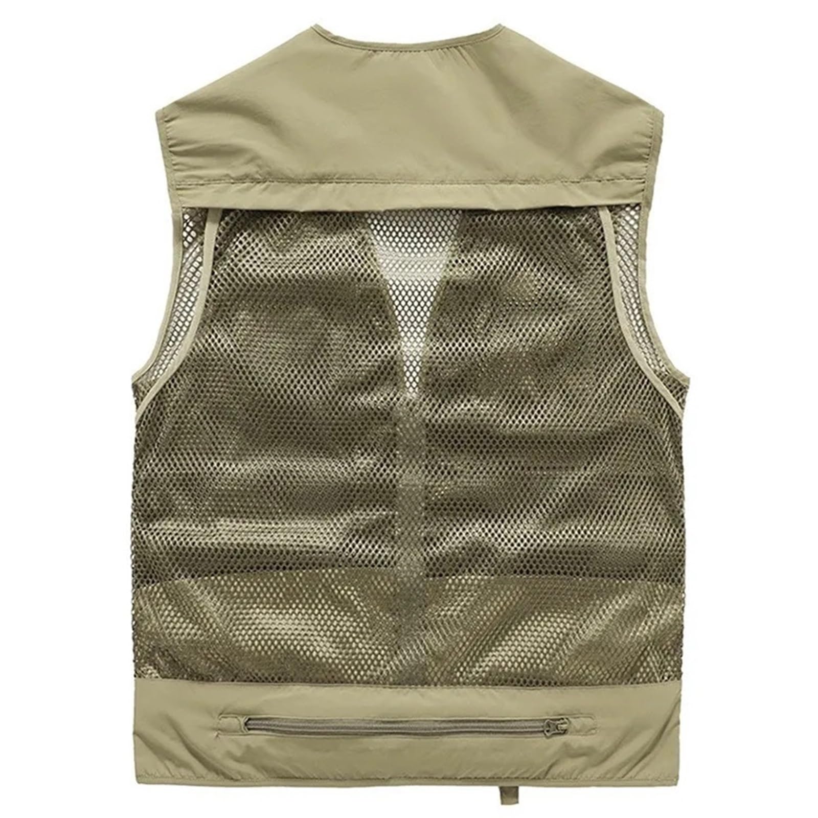 Gilet Fonctionnel d'été Respirant et Confortable, Gilet Multi-Poches for Loisirs en Plein air, de Camping Voyage pour Chasse