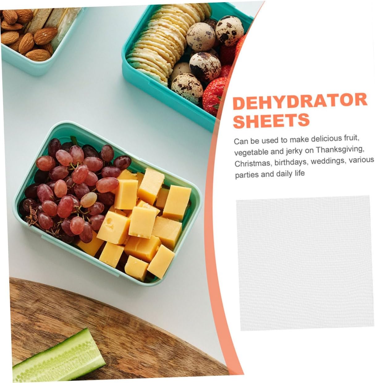 Alipis 15pcs Silicone Food Dehydrator Mats Non-stick Dehydrator Sheets for Fruit and Vegetable Drying Reusable Silicone Liner for Easy Cleanup and Storage