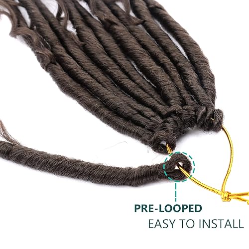 Miniatura 10 de 6 paquetes de extensiones de cabello de ganchillo Butterfly Locs suaves estilo mariposa, extensiones de cabello sintético, trenzas de ganchillo,