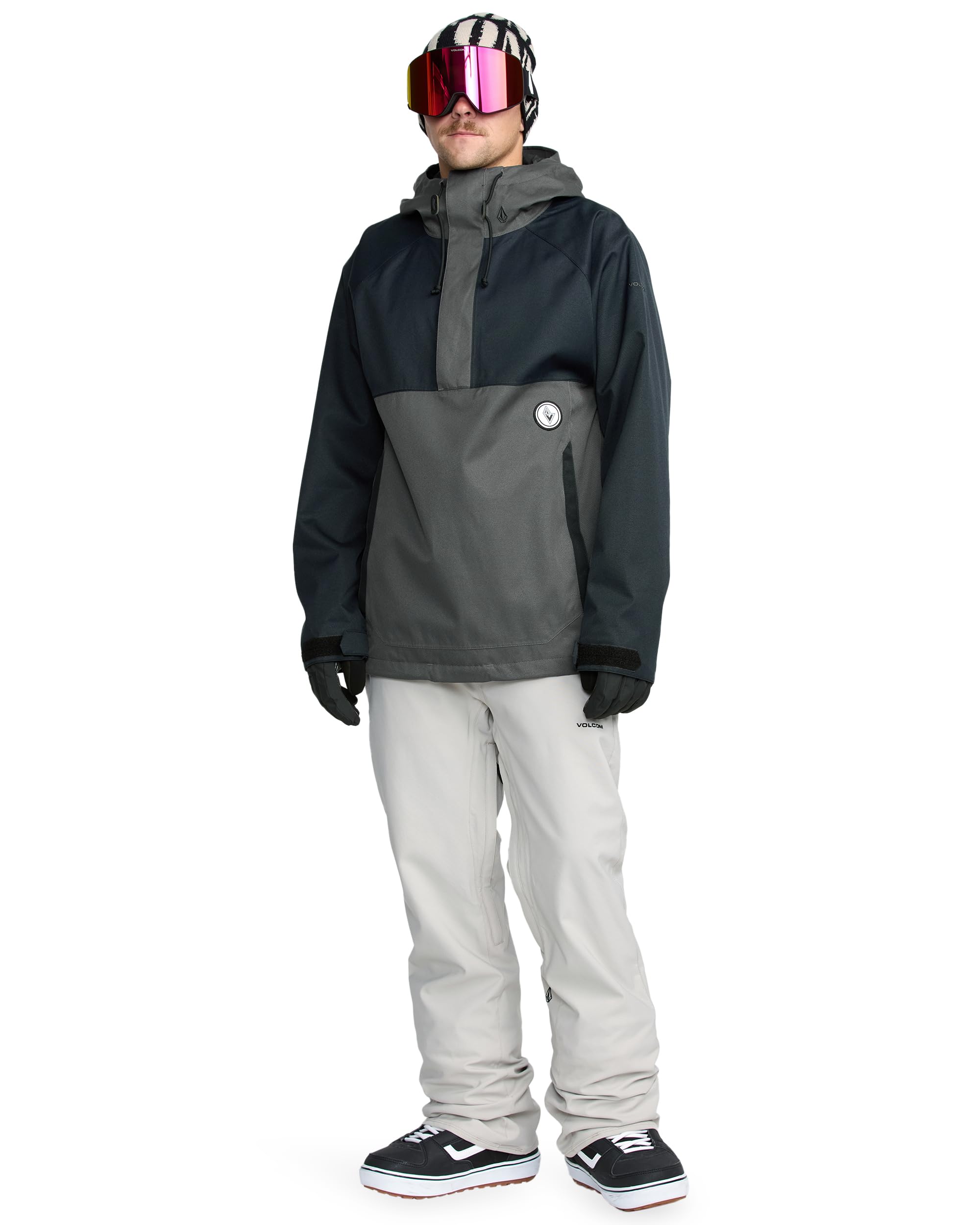 Amazon.com : Volcom Men's Hossegor 20K Pullover Snowboard Jacket