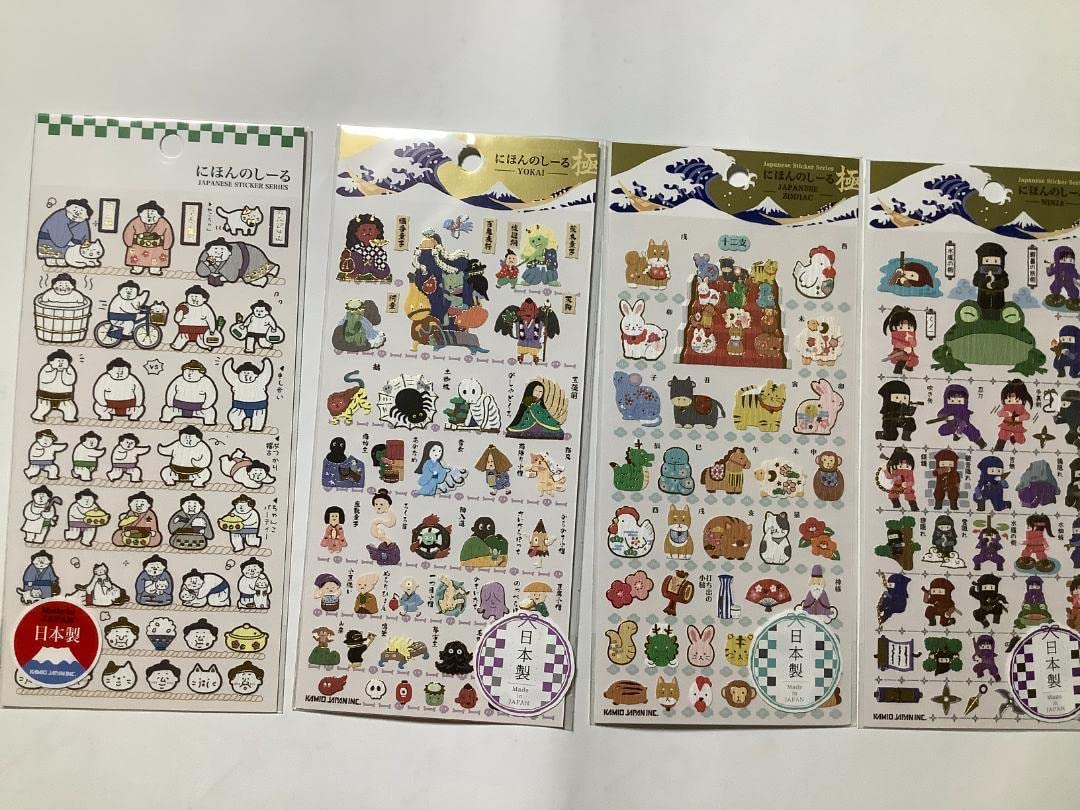 おしえて日本語シール　大人の図鑑シール　にほんのしーる極2枚 おしえて日本語シール 大人の図鑑シール にほんのしーる極2枚