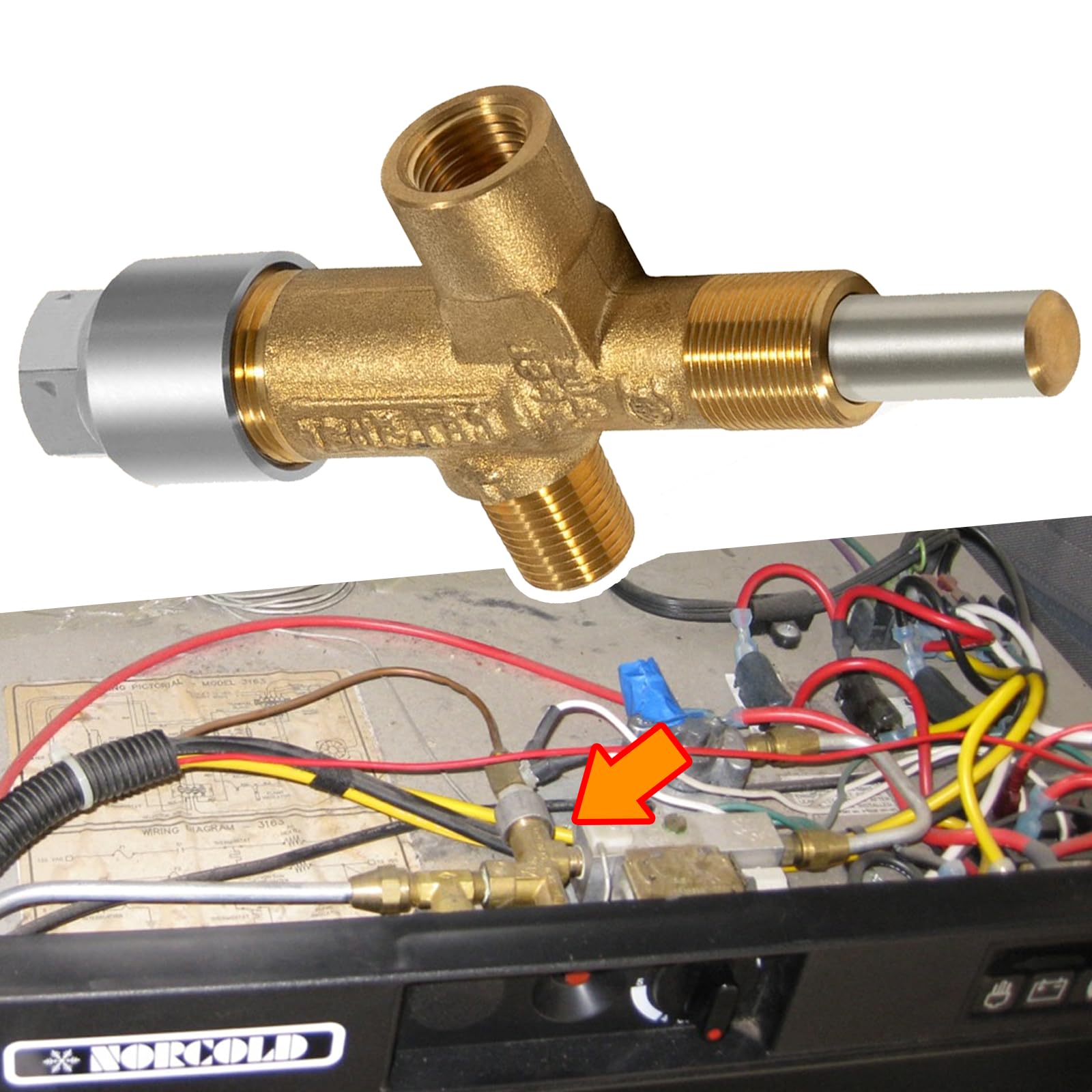 Amazon.com: Mooncar 622746001 Gas Valve Extension Plug for Norcold