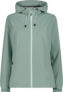 Damen Regenjacke Woman Rain Jacket Fix Hood