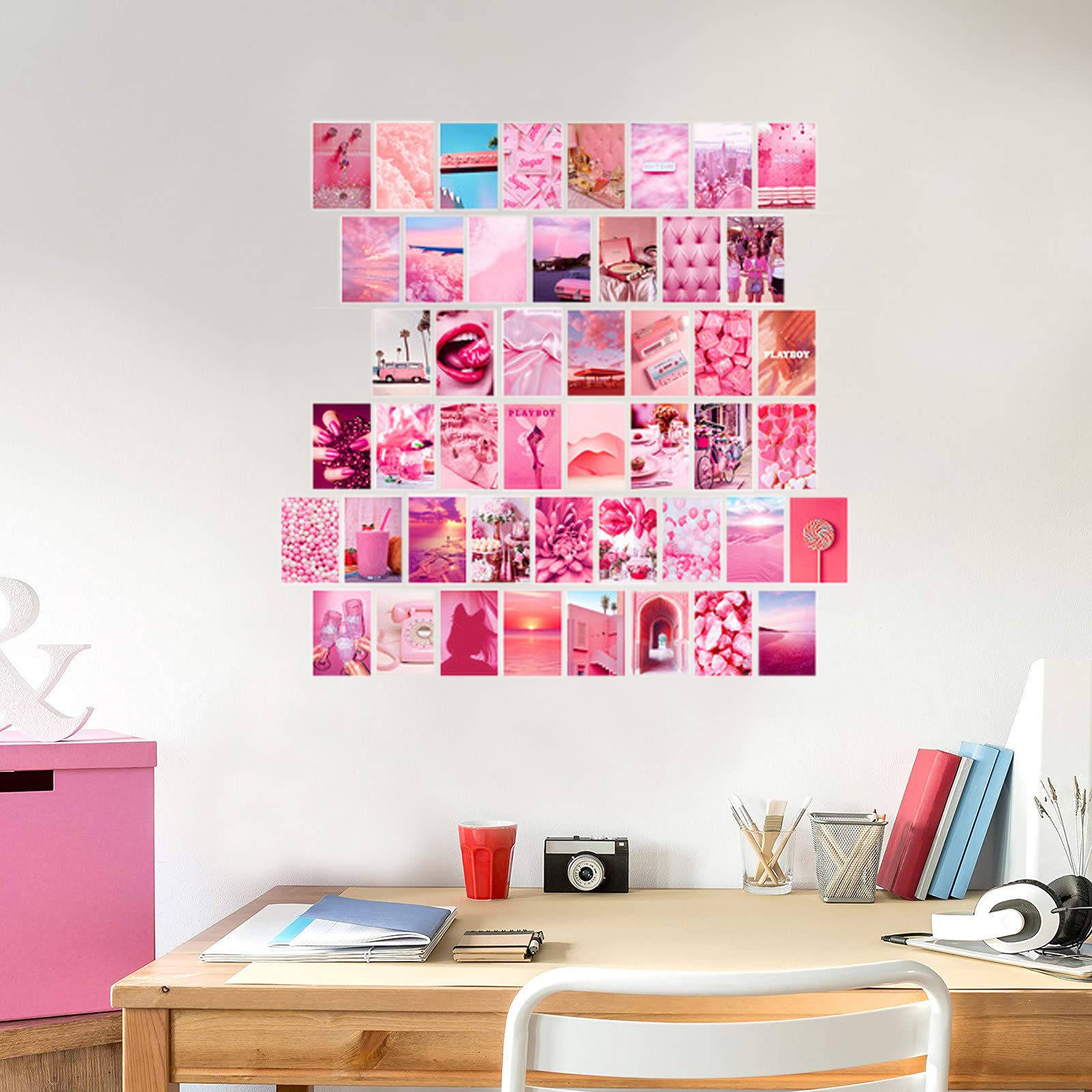 Room Decor,50PC Photo Collage Cover Wall Collage Kit Aesthetic Pictures, Aesthetic Room Decor, Room Decor Aesthetic,Bedroom Decor, Wall Collage Kit,Room Decor, Posters for Room Aesthetic, Collage Kit
