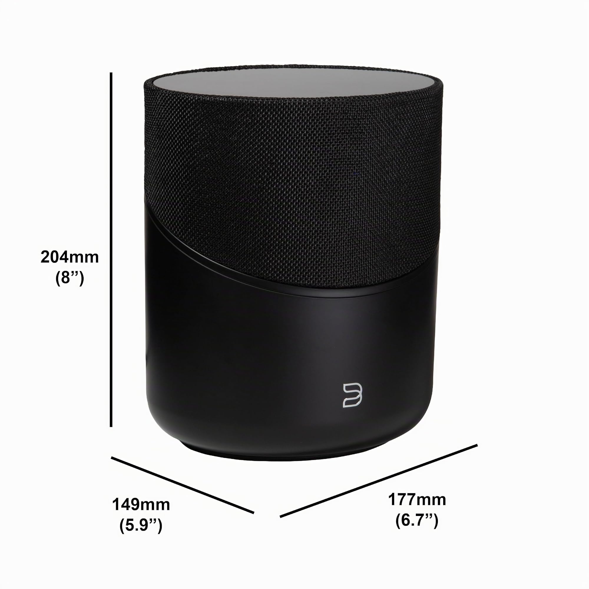 Bluesound Pulse M Omni-Hybrid Altavoz inalámbrico para Streaming de música con Bluetooth - Negro - Compatible con Alexa y Siri