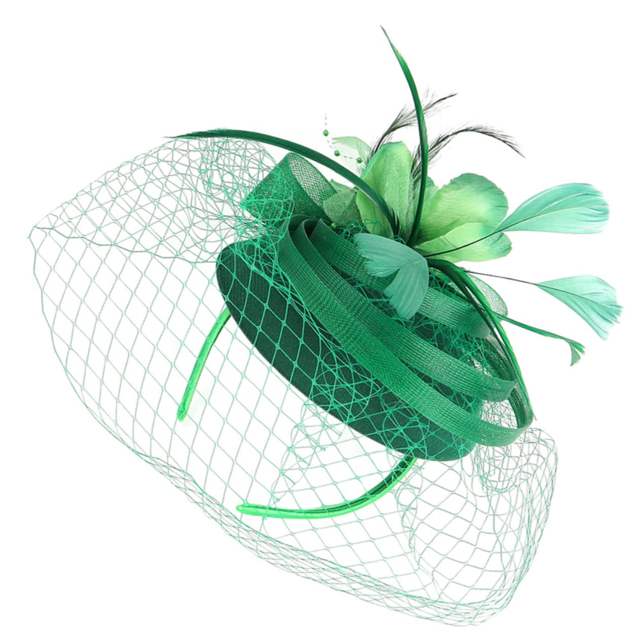 FRCOLOR 4 Tocados Con Clip Elegantes Tocados Para Eventos De Mujeres De Mascarada Y Fiestas Formales.