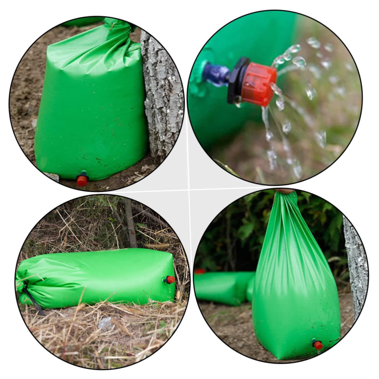 Irrigation Arbre Arbre d 10 Pièces D'irrigation à pour Arbres D'arrosage De d'arbre Jardin Arbres D'arrosage Arbres D'arrosage d'arbre Usine PVC Green