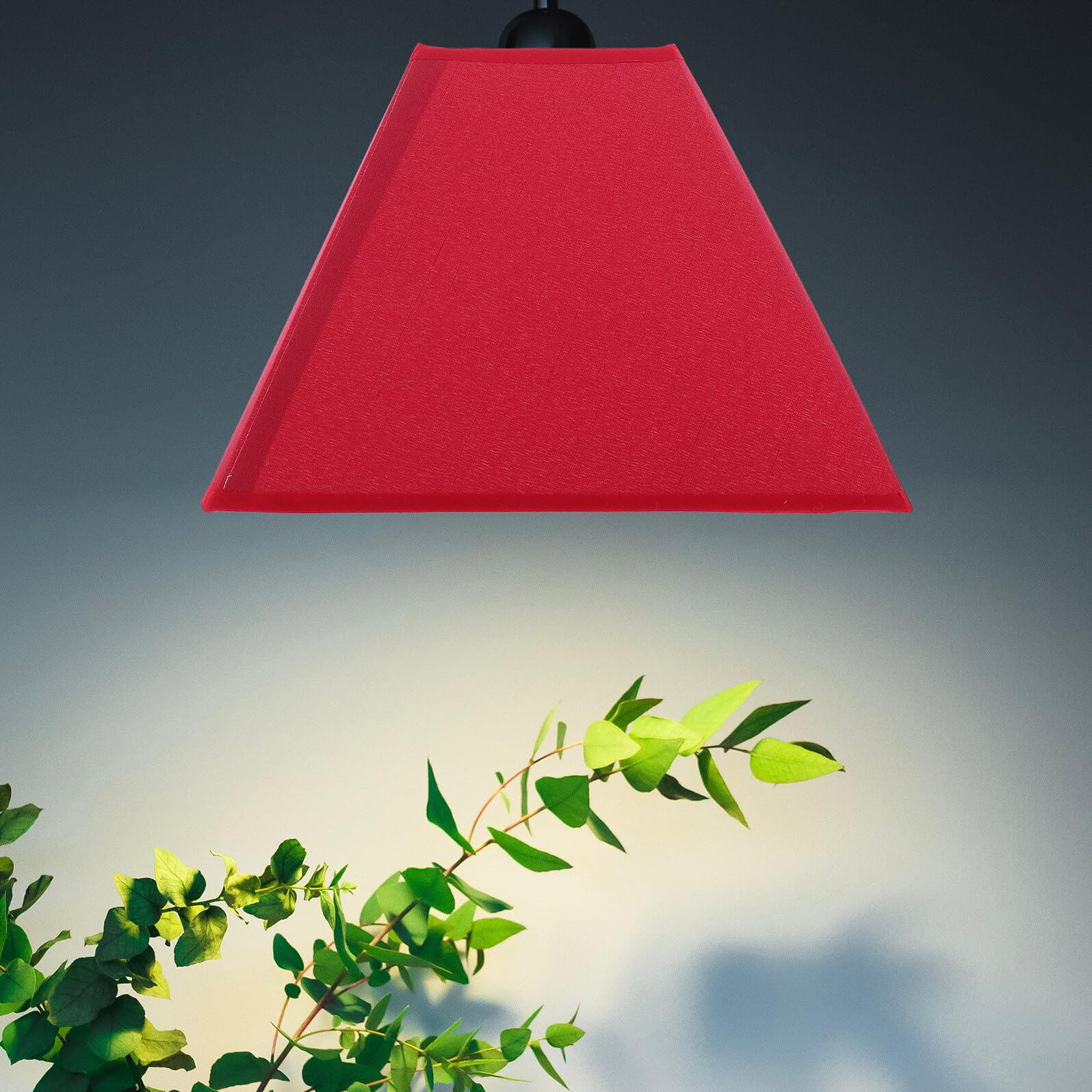 Lampada Rossa, Copertura Delicata per Parete e Soffitto | Stile Semplice, per Camera da Letto e Stanza, Diffusione Decorativa della Luce, Non Facile da Sbiadire