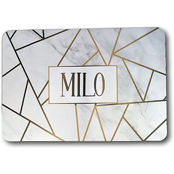 personalised pet food mat