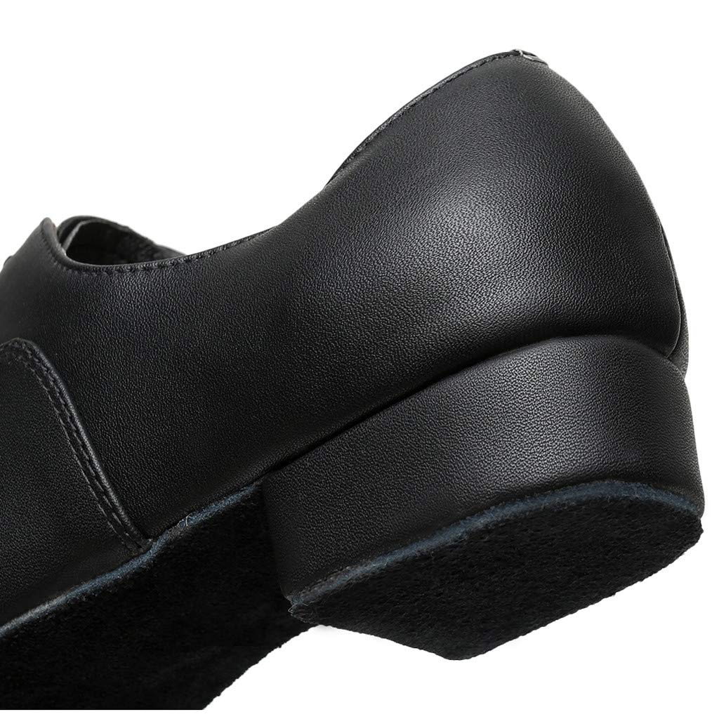 Scarpe da ballo uomo pelle latina salsa tango stringate jazz moderne fitness