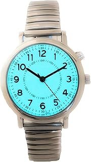 Sponsored Ad - all4udeals Mens Ladies 32mm Light Up Night Light Stretch Elastic Band Fashion Watch