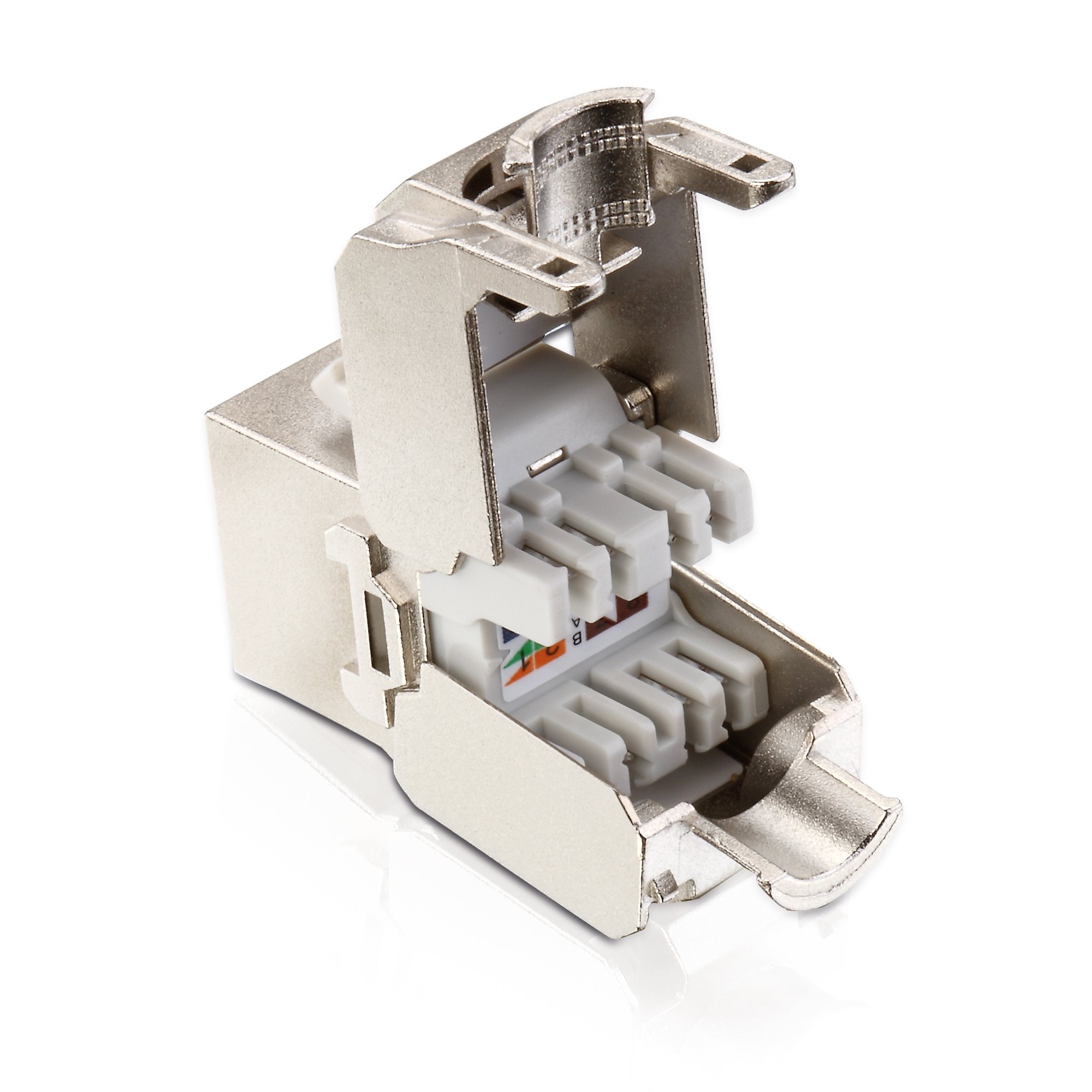 PureLink SET-MCA210-05 CAT.6A Keystone Netzwerkdose Unterputz weiß