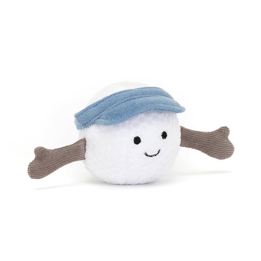新品　ジェリーキャット　ゴルフ　ゴルフボール　ボール　ぬいぐるみ　golf Amazon.com: Jellycat Amuseables Golf Ball Stuffed Toy, 2.5