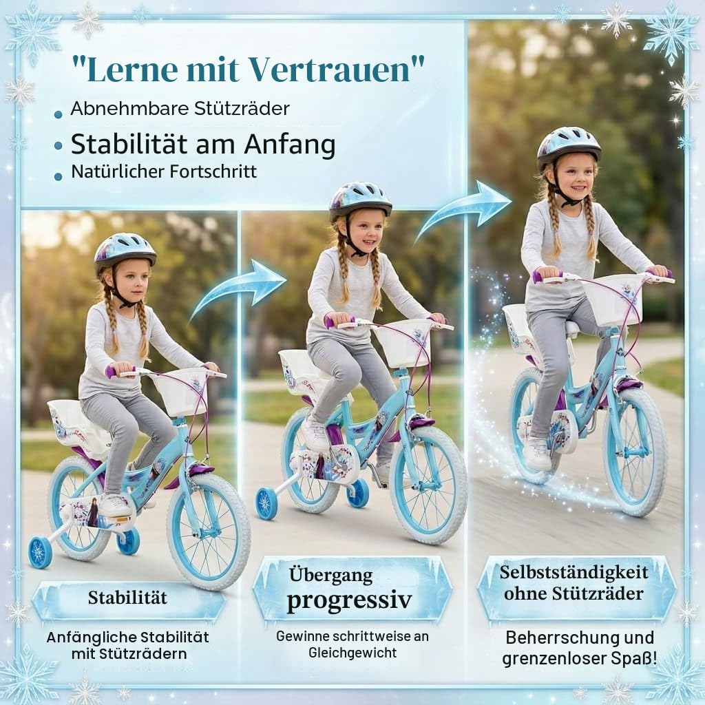 TOIMSA Fahrrad 16" Frozen Huffy 5/8 Jahre