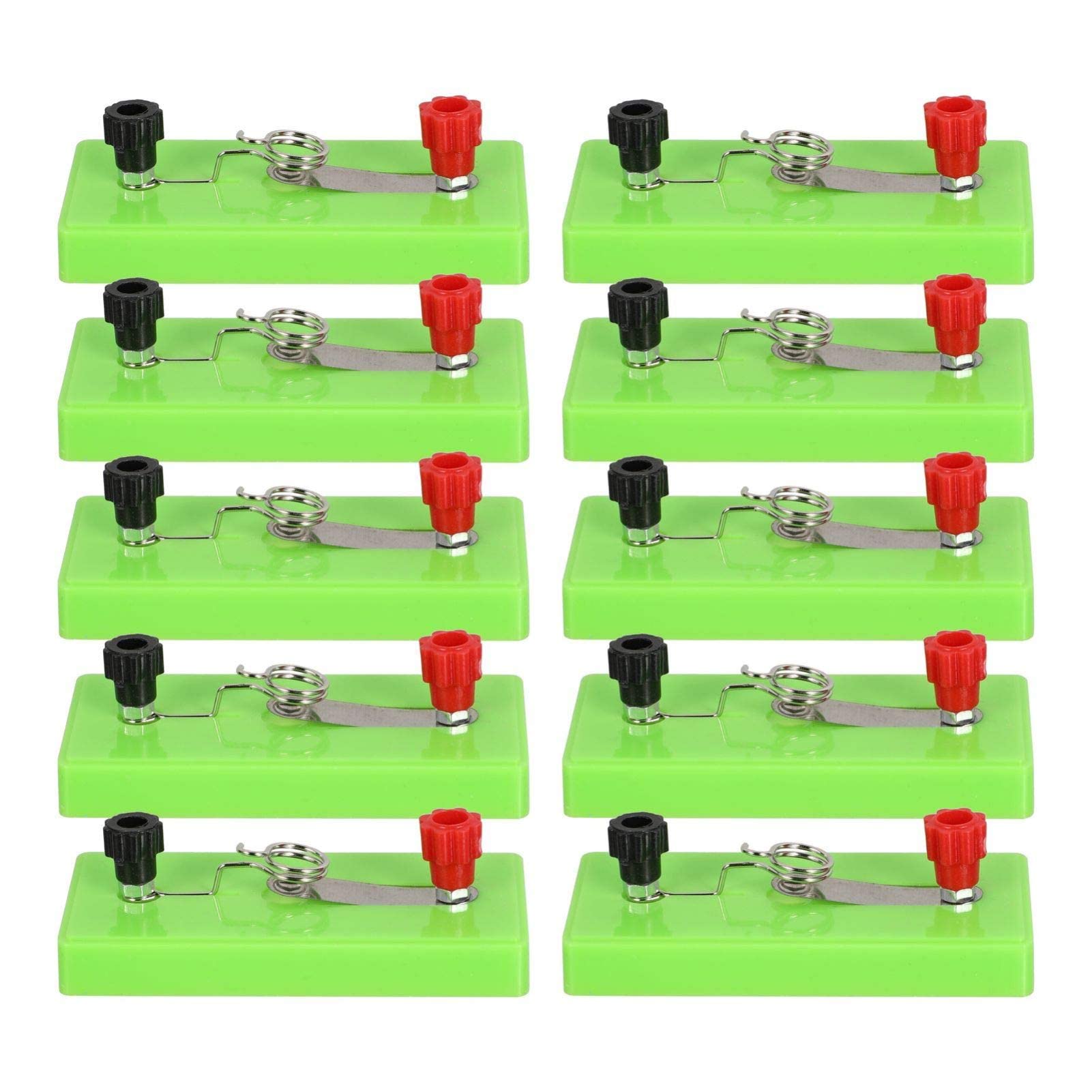 KINOFU 10Pcs School Labs Basic Electricity Discovery Circuit Light Holder For Introductory Electronics Learning Tool